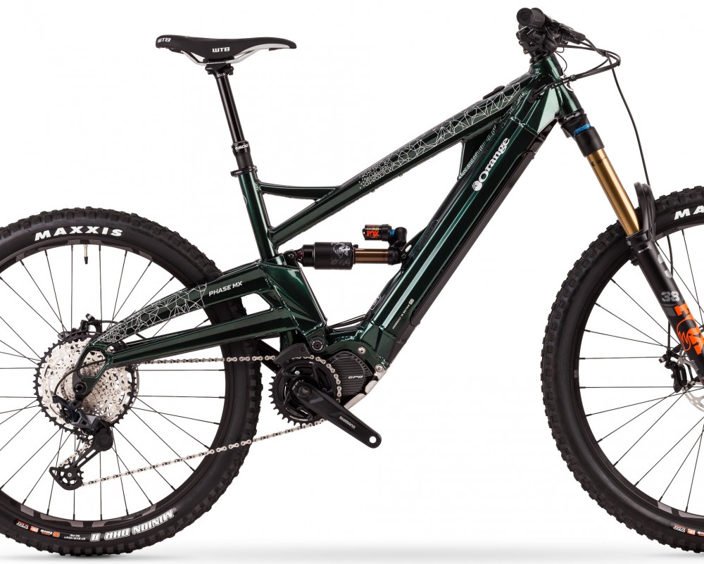 Orange electric bike hotsell
